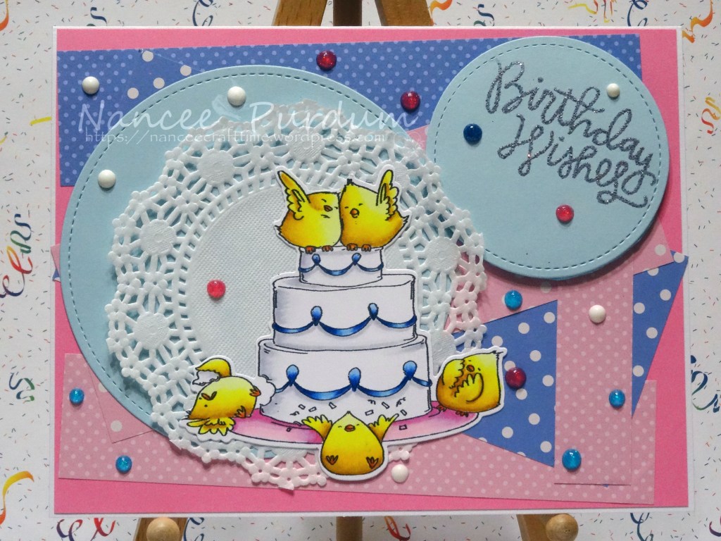 Wedding…Uh, Birthday Cake Chicks