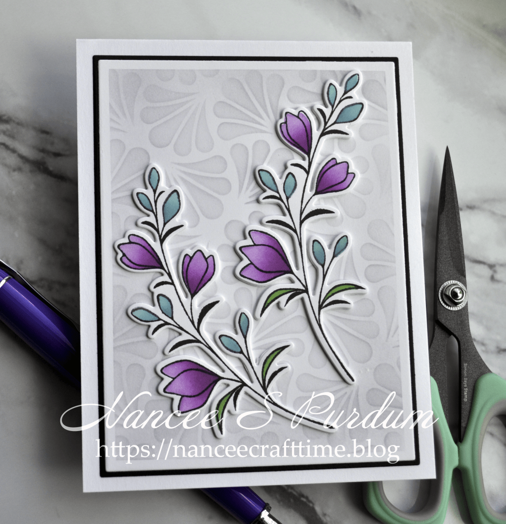 Delicate Flowers Birthday Card Crafting Process Without&nbsp;Foiling